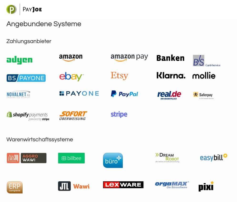 Interface / API between Easy Digital Downloads and PayJoe (e.g. for Collmex)