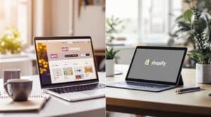 Mehr über den Artikel erfahren WooCommerce vs. Shopify: Vergleich für Mittelständler