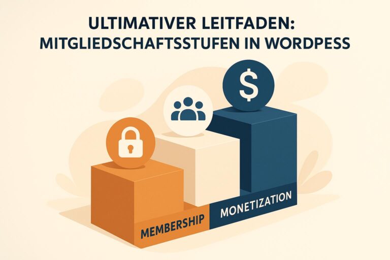 Ultimativer Leitfaden: Mitgliedschaftsstufen in WordPress