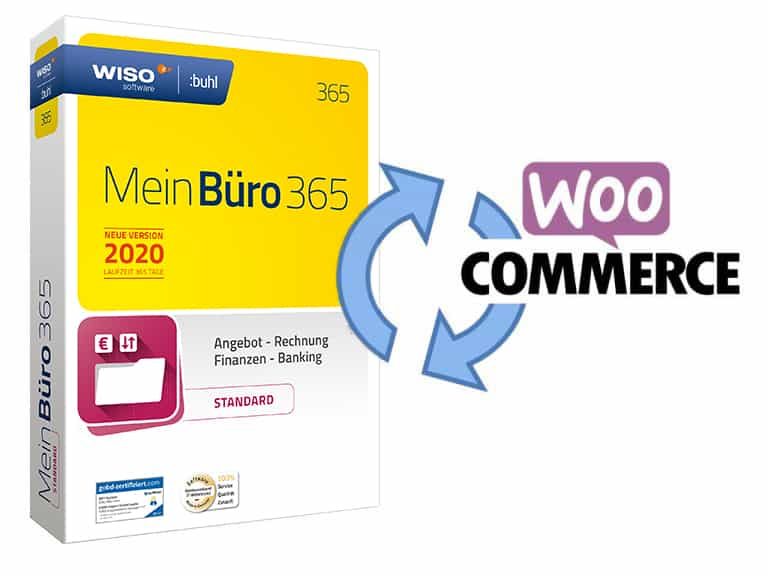 Article synchronization Woocommerce - WISO MeinBüro or orgaMAX